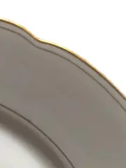 Vorschaubild 2 von Platzteller Porzellan Oval Gewellt Weiß Elegant 26 cm