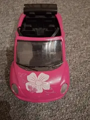 Vorschaubild 2 von Spielzeugauto VW Beetle Cabrio Pink Blumen Mädchen Puppen Auto