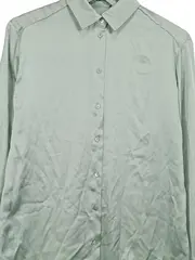 Vorschaubild 2 von Hemdbluse Damen Grün Elegant Langarm Business Gr. 34 XS
