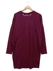 Vorschaubild 1 von Damen Freizeitkleid Strickkleid Gr. 40/L Lila Casual