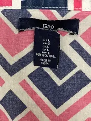 Vorschaubild 5 von Sommerkleid Damen Gr. L Geometrisch Midikleid Baumwolle Mehrfarbig