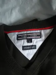 Vorschaubild 4 von Herren Pullover V-Ausschnitt Baumwolle Gr. S Schwarz