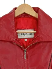 Vorschaubild 6 von Damen Lederjacke Gr. 40/L Rot Echtleder Elegant