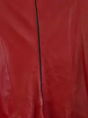 Vorschaubild 5 von Damen Lederjacke Gr. 40/L Rot Echtleder Elegant