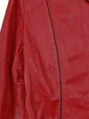Vorschaubild 4 von Damen Lederjacke Gr. 40/L Rot Echtleder Elegant