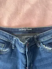 Vorschaubild 3 von Damen Jeans Shorts Blau Gr. 38 Casual