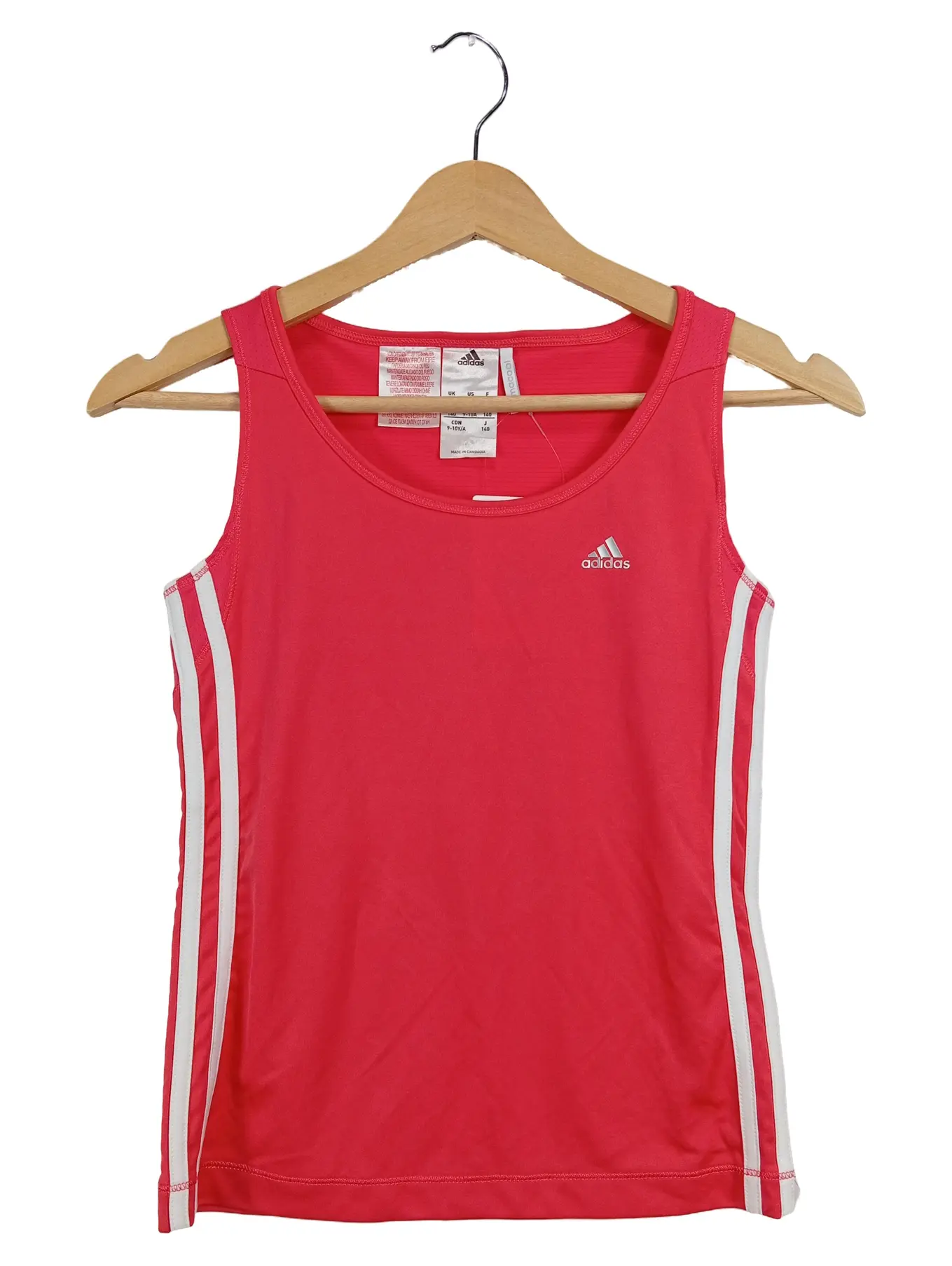 ADIDAS Kinder Sport Tanktop Shirt Gr. 140 Pink