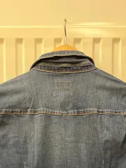 Vorschaubild 5 von Hemdbluse Damen Jeanshemd Gr. 36/S Blau Casual Langarm