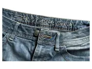 Vorschaubild 3 von Damen Jeans Shorts Gr. 29 Blau Casual Denim Bermuda