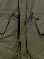 Vorschaubild 6 von Parka Herren Oliv Kapuze Baumwolle Gr. XL