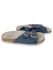 Vorschaubild 1 von Damen Pantoletten Gr. 37 Blau Casual Komfortabel Sandalen