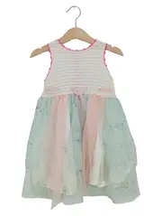 Vorschaubild 1 von Mädchen festliches Kleid Gr. 86 Mehrfarbig Farbenfroh