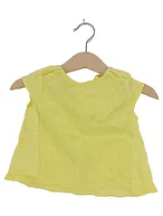 Vorschaubild 1 von Mädchen T-Shirt Gr. 68 Gelb Lochmuster Casual