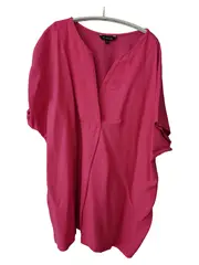 Vorschaubild 1 von Damen Bluse Kurzarm Rosa Gr. 40/L