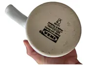 Vorschaubild 2 von Tasse Becher Keramik Weiß Blau gestreift 300ml Basic