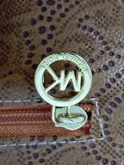 Vorschaubild 3 von Damen Umhängetasche Braun Leder Elegant Luxuriös 27x14cm