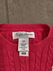 Vorschaubild 5 von Baby Strickjacke Cardigan Pink Gr. 80 12M Zopfmuster