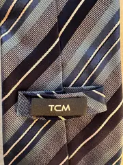 Vorschaubild 2 von TCM Krawatte Herren Business gestreift Blau