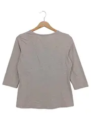 Vorschaubild 2 von Damen Langarmshirt Beige Einheitsgröße Casual Strass