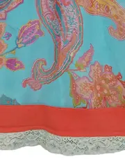 Vorschaubild 3 von Mädchen Top Gr. 116 Mehrfarbig Paisley Rüschen Stickerei