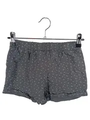 Vorschaubild 1 von Mädchen Shorts Gr. 140 Grau Gepunktet Elastikbund Sommer