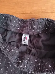 Vorschaubild 4 von Mädchen Shorts Gr. 140 Grau Gepunktet Elastikbund Sommer