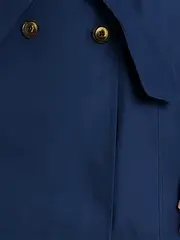 Vorschaubild 3 von Trenchcoat Damen Gr. 36/S Klassisch Blau