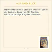 Vorschaubild 2 von Harry Potter und der Stein der Weisen Joanne K. Rowling Buch Band 1