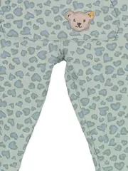 Vorschaubild 3 von Jogginghose Kinder Mädchen Gr. 74 Grün Herz Muster Casual