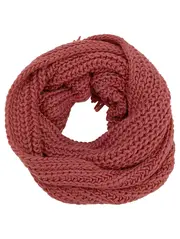 Vorschaubild 1 von Taifun Damen Schal Rot Casual Strickmuster Fransen 190x30cm