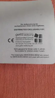 Vorschaubild 2 von Mercedes Benz Modell LKW Sattelzug Gehreiner Getränkefachgroßhandel Orange