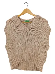 Vorschaubild 1 von Damen Pullunder Strickweste Pink Gr. 34/XS Casual