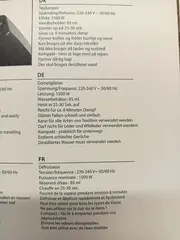 Vorschaubild 4 von Handdampfglätter 1500W Dampfglätter Reisebügeleisen Schwarz