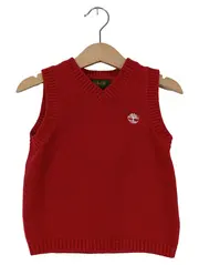 Vorschaubild 1 von Kinder Pullunder Gr. 92 Rot Klassisch Baumwolle