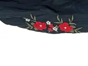 Vorschaubild 5 von Damen Badeanzug Gr. 38 Schwarz Blumenmuster Schnürung vorne