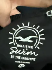 Vorschaubild 6 von Damen Badeanzug Gr. 38 Schwarz Blumenmuster Schnürung vorne