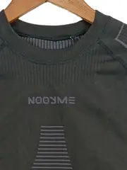 Vorschaubild 4 von Sport Shirt Herren Langarm Strukturmuster Logo Print Schwarz L