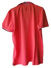 Vorschaubild 2 von Herren Poloshirt Gr. 50/L Rot Casual Baumwolle