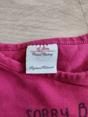 Vorschaubild 4 von Mädchen Langarmshirt Gr. 80 Pink Casual Schriftzug