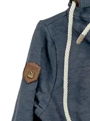 Vorschaubild 2 von Damen Kapuzenpullover Hoodie Gr. 38/M Blau Casual