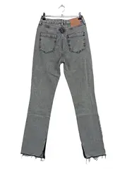 Vorschaubild 2 von Damen Jeans Regular Fit W28/36/S Grau Casual Fransen