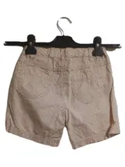 Vorschaubild 2 von Mädchen Shorts Gr. 116 Beige Punkte Baumwolle Sommer Kurze Hose