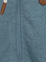 Vorschaubild 4 von Damen Kapuzenjacke Blau Gr. 36/S Casual Sweatjacke