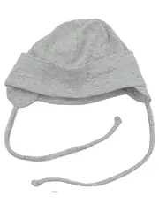 Vorschaubild 1 von Mütze Kinder Baby Gr. 5-6 Monate Grau Casual Baumwolle Bindemütze