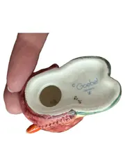 Vorschaubild 2 von Junge mit Trompete Porzellan Dekofigur Nostalgisch Mehrfarbig 7cm