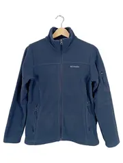 Vorschaubild 1 von Damen Fleecejacke Outdoor Gr. 36/S Blau Reißverschluss