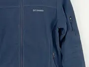 Vorschaubild 3 von Damen Fleecejacke Outdoor Gr. 36/S Blau Reißverschluss