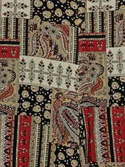 Vorschaubild 4 von Damen A-Linienrock 44 Mehrfarbig Bohemian Patchwork Maxirock