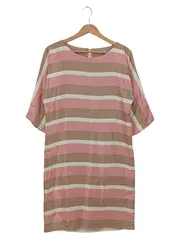 Vorschaubild 1 von Damen Businesskleid Gr. 38/M Gestreift Mehrfarbig Elegant