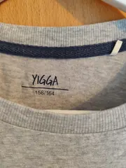 Vorschaubild 5 von T-Shirt Kinder Gr. 158/164 Gestreift Kurzarm Baumwolle Freizeit Grau